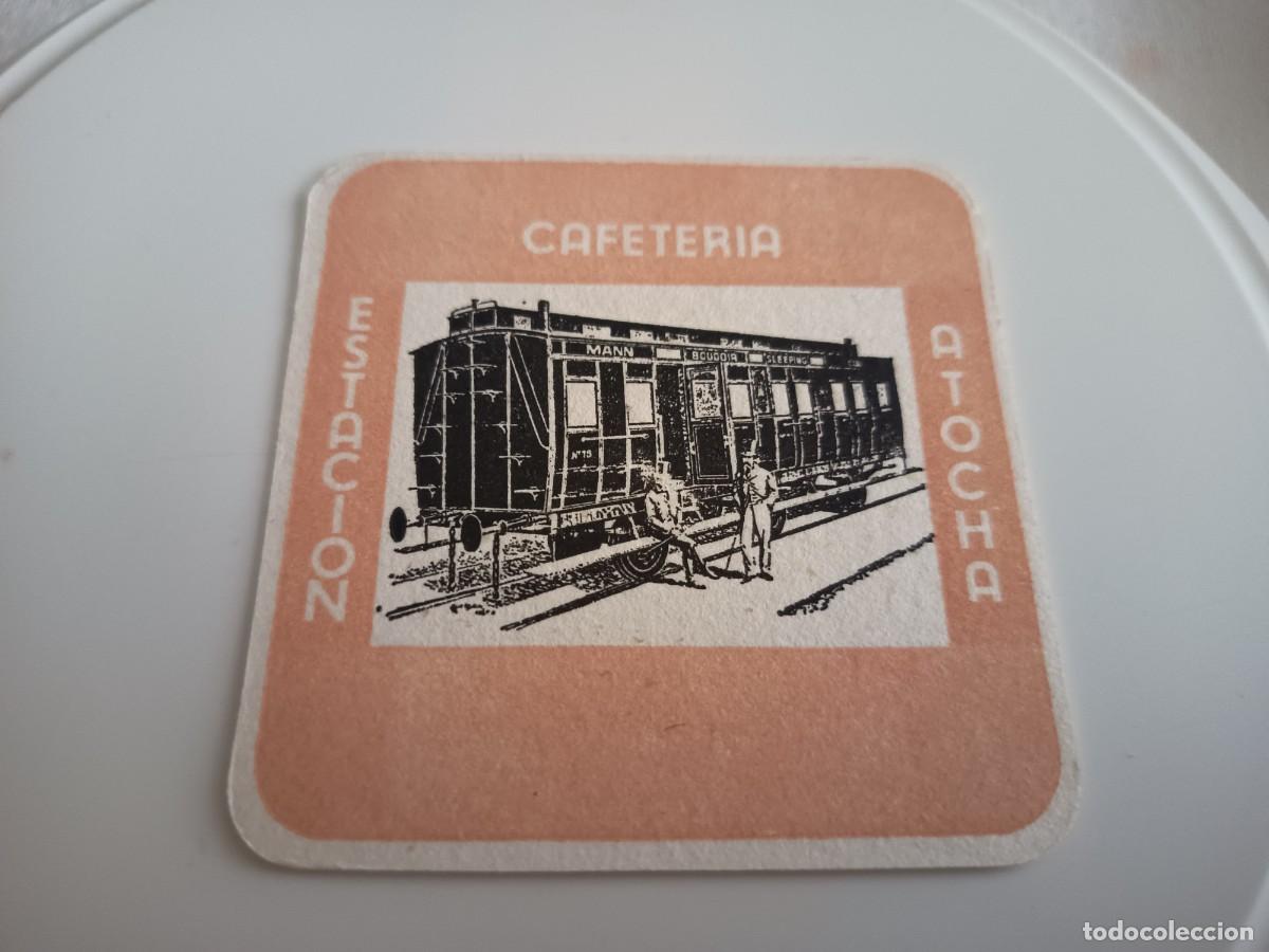 Sammelleidenschaft Andere Papierartikel: POSAVASOS CAFETERIA ESTACION DE ATOCHA-MADRID