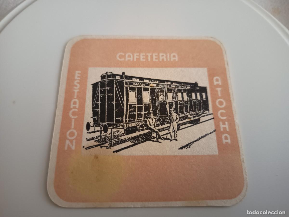 Sammelleidenschaft Andere Papierartikel: POSAVASOS CAFETERIA ESTACION DE ATOCHA-MADRID