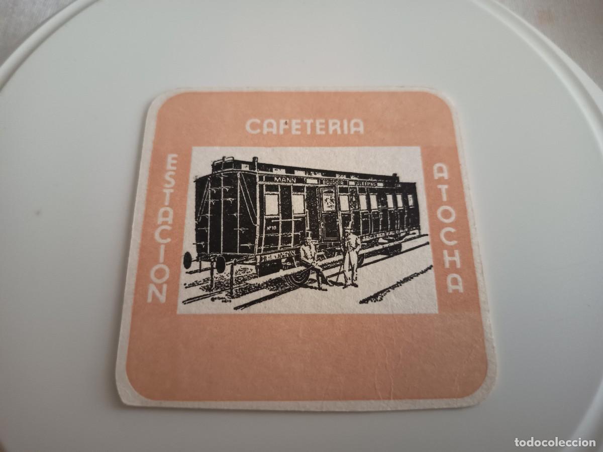 Otros art&iacute;culos de coleccionismo en papel: POSAVASOS CAFETERIA ESTACION DE ATOCHA-MADRID