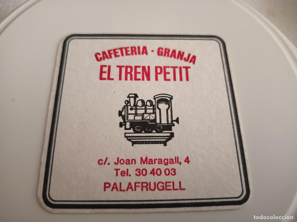 Otros art&iacute;culos de coleccionismo en papel: POSAVASOS CAFETERIA EL TREN PETIT-PALAFRUGELL-GIRONA