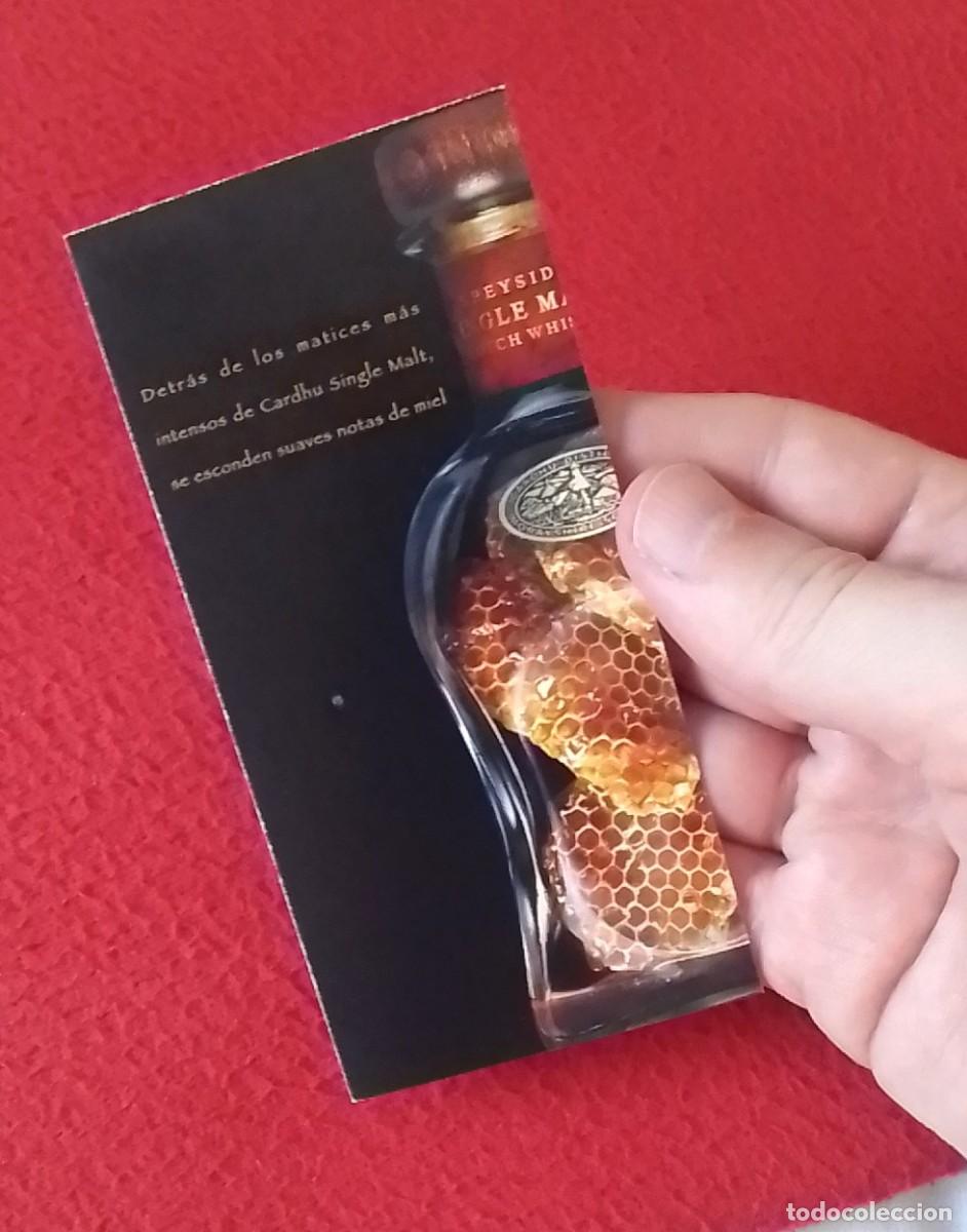 Outros artigos de papel: TARJETA PUBLICIDAD CARD..12 YEARS SPEYSIDE SCOTCH WHISKY CARDHU SENSACIONES ESCONDIDAS SCOTLAND...