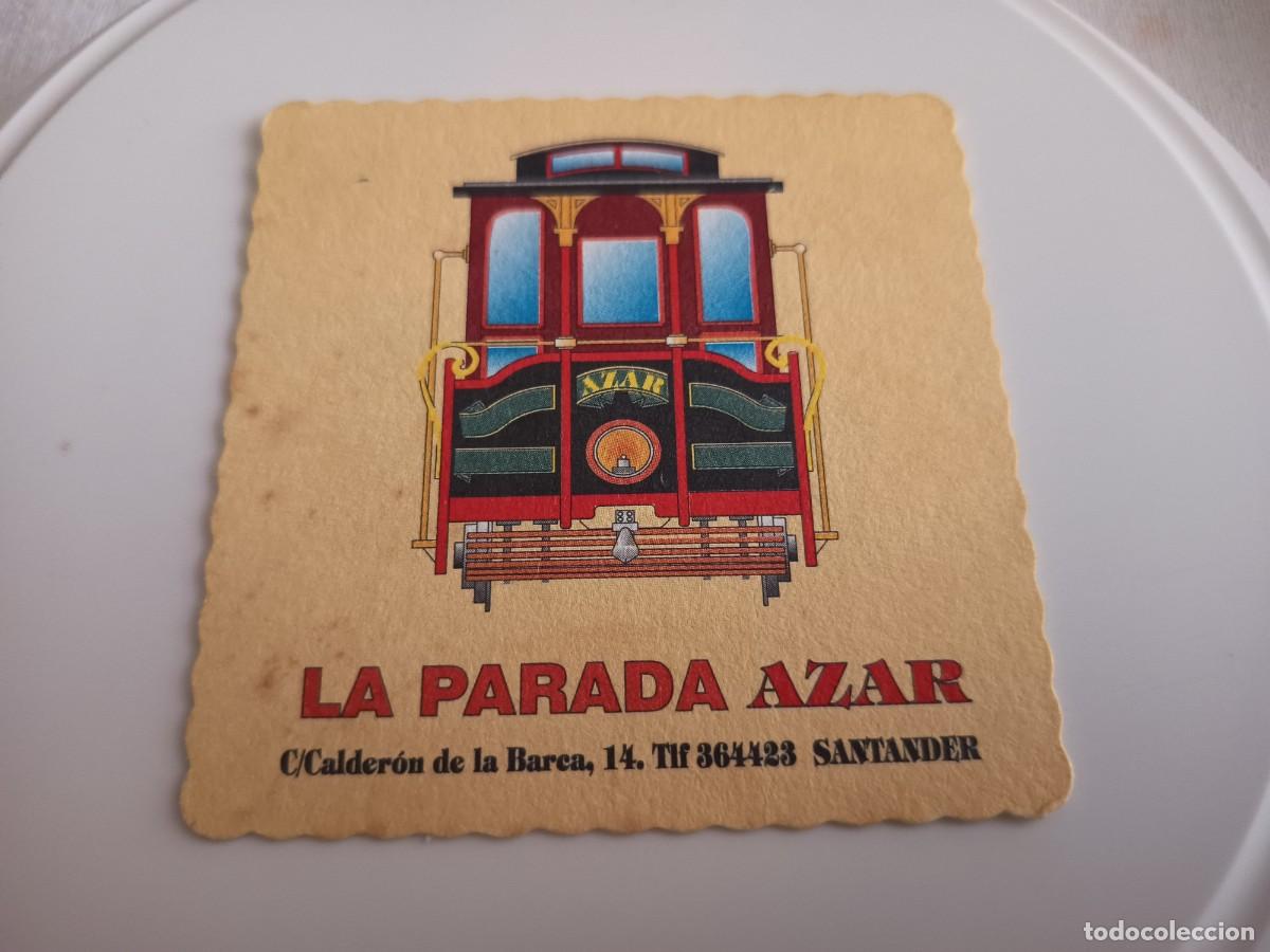 Otros art&iacute;culos de coleccionismo en papel: POSAVASOS CAFETERIA LA PARADA AZAR-SANTANDER-CANTABRIA