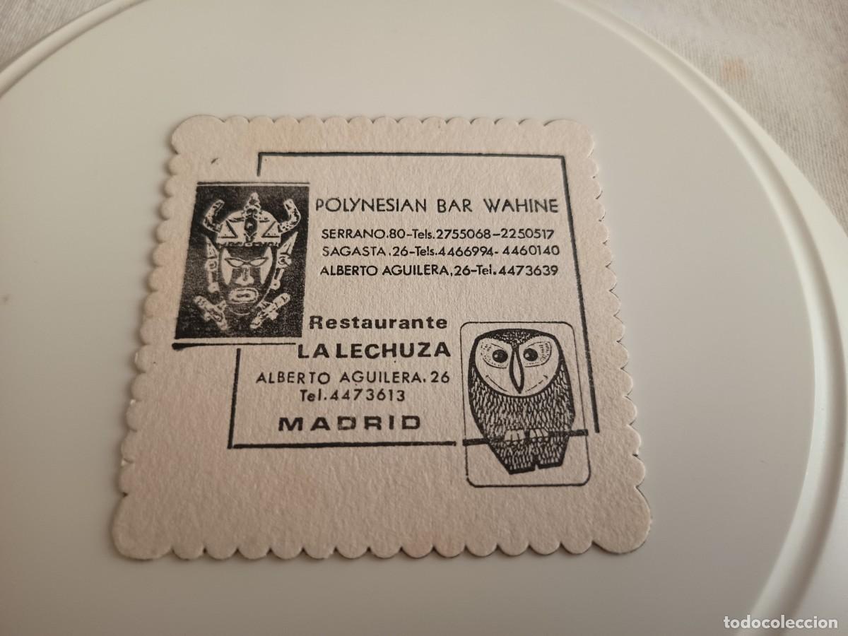 Otros art&iacute;culos de coleccionismo en papel: POSAVASOS BAR POLINESIO WAHINE-MADRID