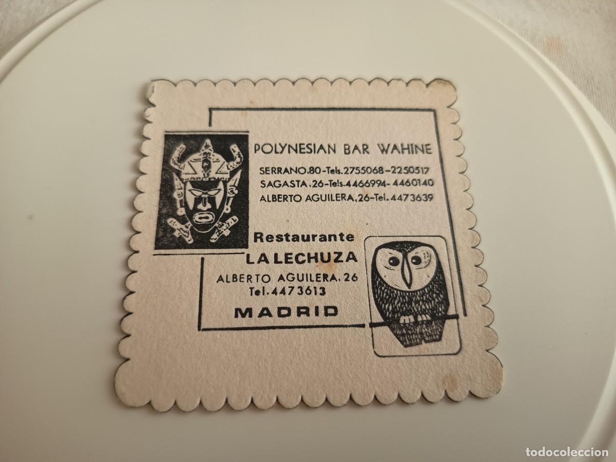 Otros art&iacute;culos de coleccionismo en papel: POSAVASOS BAR POLINESIO WAHINE-MADRID