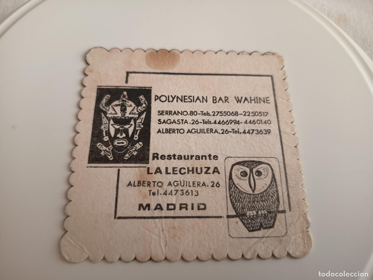 Otros art&iacute;culos de coleccionismo en papel: POSAVASOS BAR POLINESIO WAHINE-MADRID