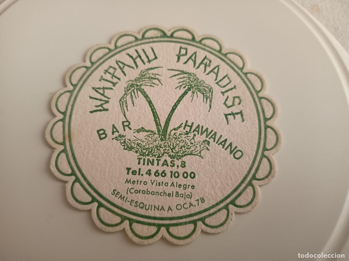 Otros art&iacute;culos de coleccionismo en papel: POSAVASOS BAR HAWAIANO WAIPAHU PARADISE-CARABANCHEL-MADRID