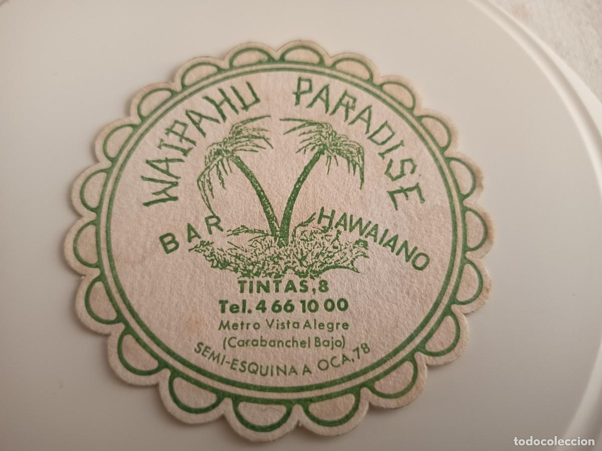 Otros art&iacute;culos de coleccionismo en papel: POSAVASOS BAR HAWAIANO WAIPAHU PARADISE-CARABANCHEL-MADRID