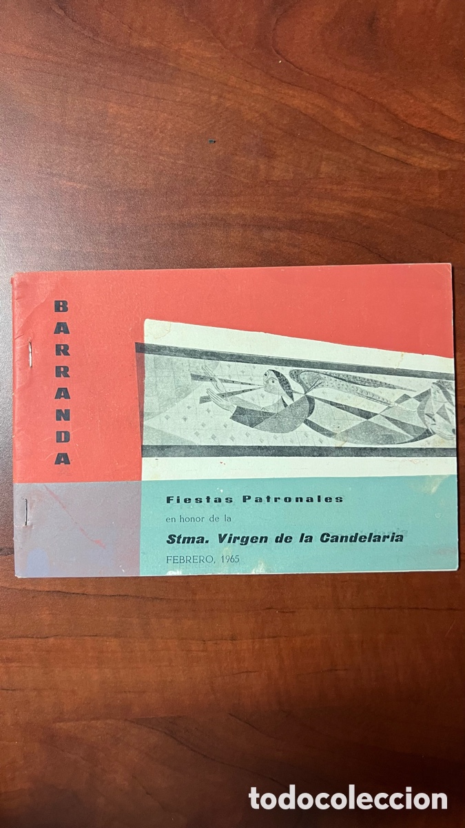 Otros art&iacute;culos de coleccionismo en papel: LIBRO FIESTAS PATRONALES BARRANDA 1965 ( MURCIA )
