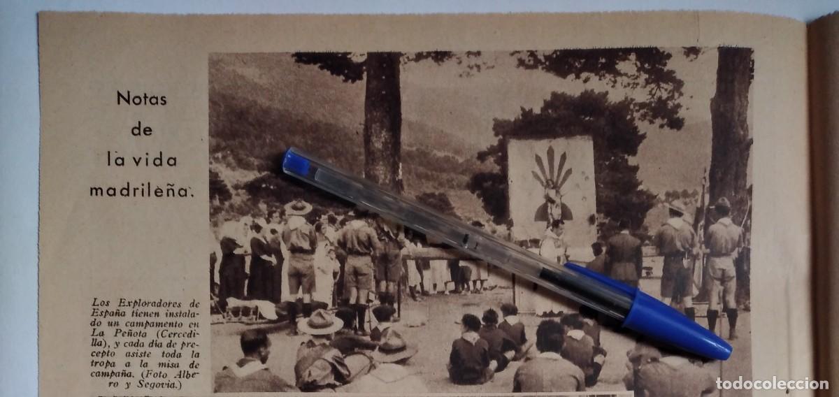 Otros art&iacute;culos de coleccionismo en papel: BOY SCOUTS LOS EXPLORADORES DE ESPA&Ntilde;A LA PE&Ntilde;OTA CERDEDILLA MISA DE CAMPA&Ntilde;A RECORTE PRENSA A&Ntilde;O 1935