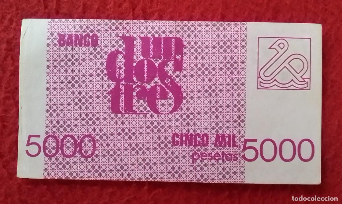 Otros art&iacute;culos de coleccionismo en papel: ANTIGUO BILLETE BANCO UN DOS TRES 5000 CINCO MIL PESETAS DEL PROGRAMA DE TVE, DE JUEGO MESA O SIMIL.