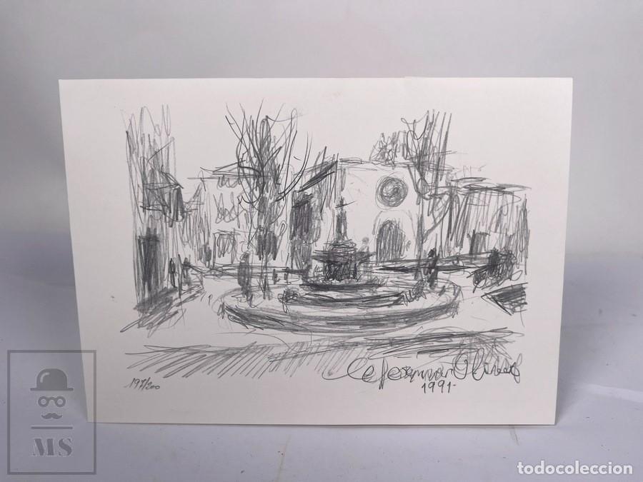 Otros art&iacute;culos de coleccionismo en papel: Programa - La Real Congregaci&oacute;n de la P.S. de N. S. J. de Reus - Dibujo Original Cefer&iacute; Oliv&eacute; - 1991