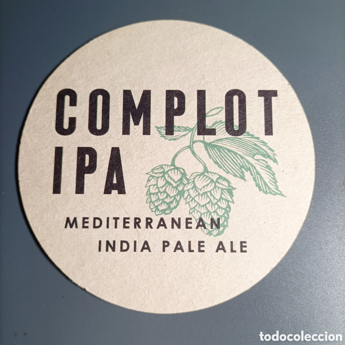 Otros art&iacute;culos de coleccionismo en papel: POSAVASOS DAMM. COMPLOT IPA. MEDITERANEAN INDIA PALE ALE