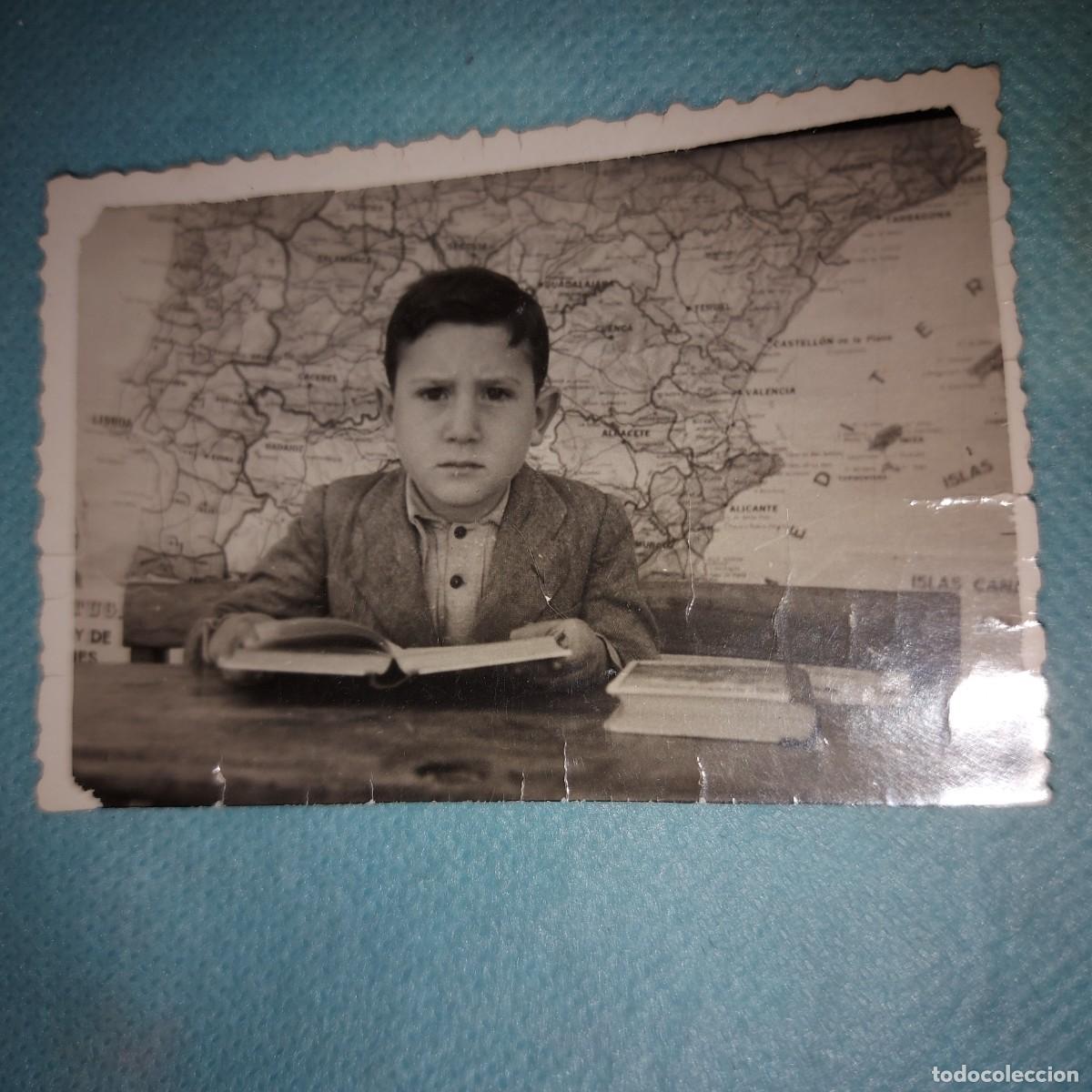 Otros art&iacute;culos de coleccionismo en papel: FOTO DE NI&Ntilde;O EN ESCUELA. A&Ntilde;OS 50- 60