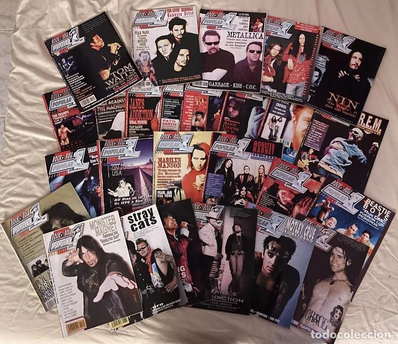 Otros art&iacute;culos de coleccionismo en papel: Lote Revistas &rdquo;Popular 1&rdquo; (Rock & Roll)