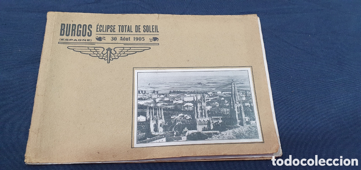 Altri oggetti di carta: Folleto Eclipse solar de Burgos 1905. (L137)