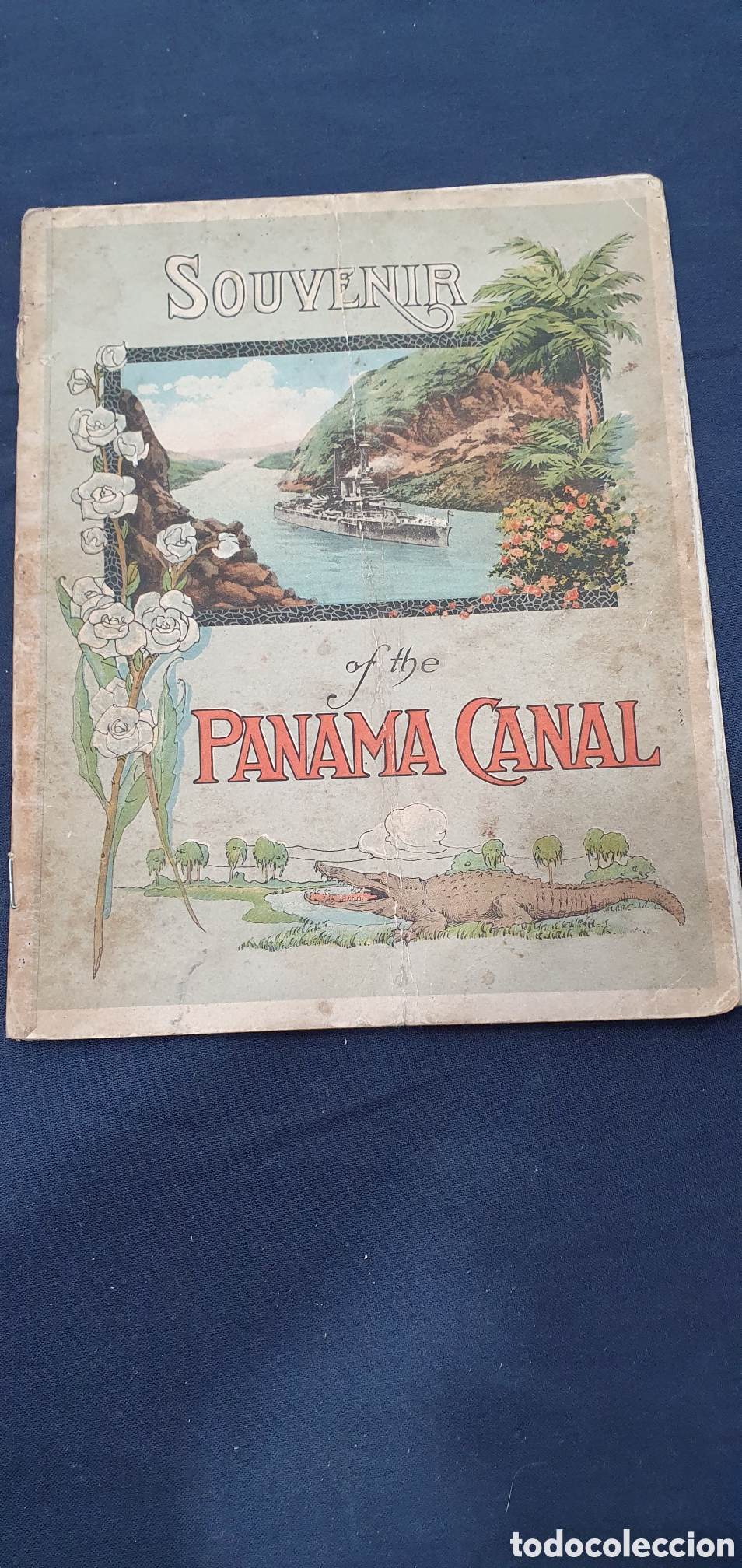 Paper Collecting Others: Folleto con fotograf&iacute;as Canal de Panam&aacute;. Ppios s. XX. (L137)