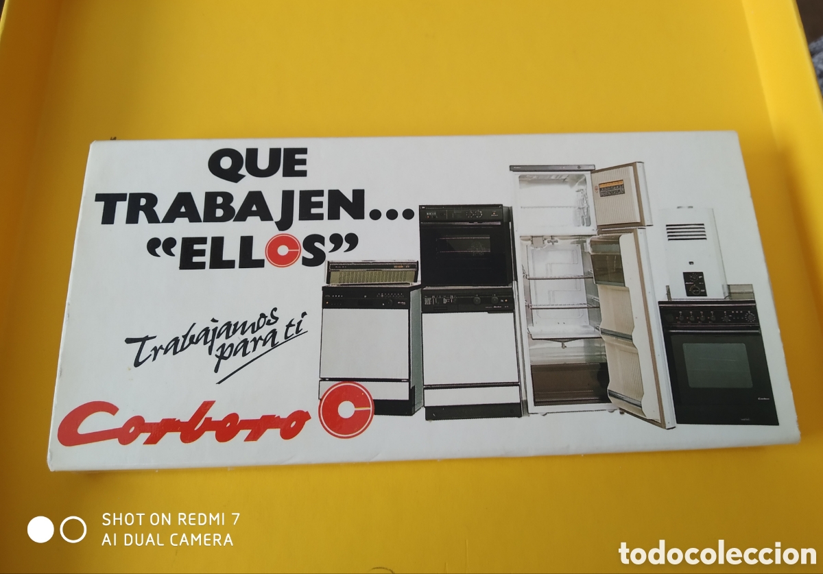 Otros art&iacute;culos de coleccionismo en papel: Cajas de cerillas publicidad CORBERO electrodom&eacute;sticos con el lema: Qu&eacute; trabajen ellos. A&ntilde;os 1970-80