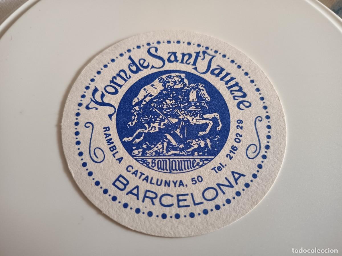 Otros art&iacute;culos de coleccionismo en papel: POSAVASOS FORN DE SANT JAUME-BARCELONA