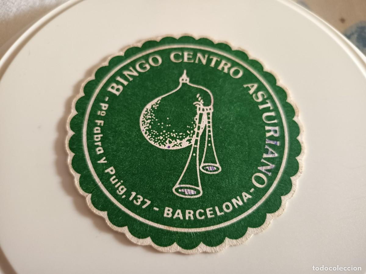 Otros art&iacute;culos de coleccionismo en papel: POSAVASOS BINGO CENTRO ASTURIANO-BARCELONA