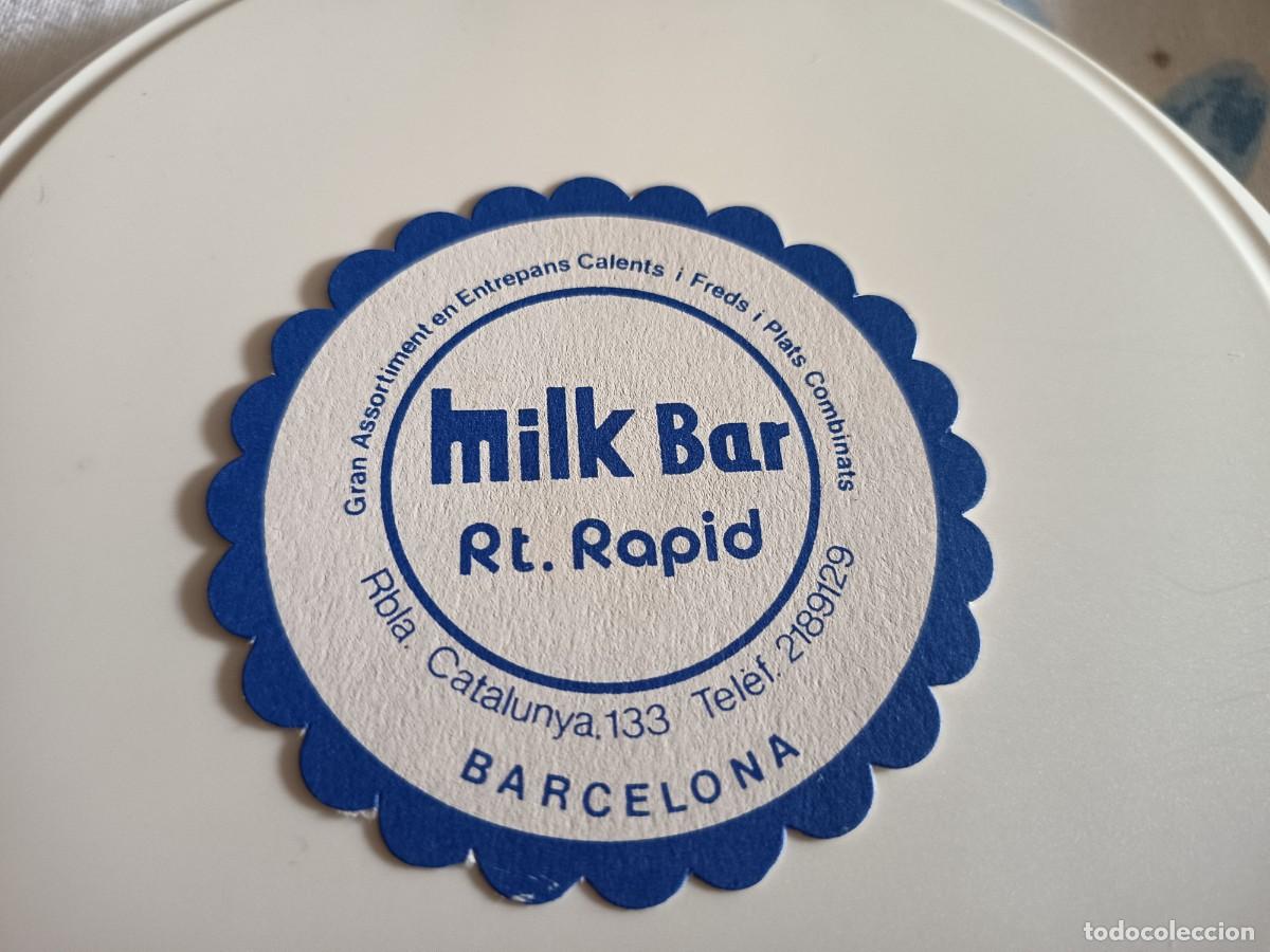 Otros art&iacute;culos de coleccionismo en papel: POSAVASOS CAFETERIA MILK BAR RT RAPID-BARCELONA