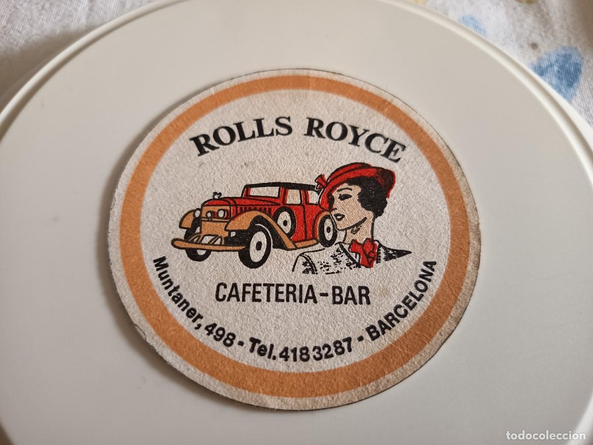 Otros art&iacute;culos de coleccionismo en papel: POSAVASOS CAFETERIA ROLLS ROYCE-BARCELONA