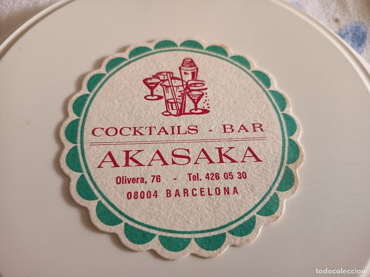 Otros art&iacute;culos de coleccionismo en papel: POSAVASOS COCKTAILS AKASAKA-BARCELONA