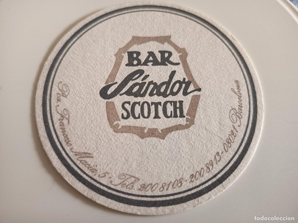 Otros art&iacute;culos de coleccionismo en papel: POSAVASOS SCOTCH BAR SANDOR-BARCELONA
