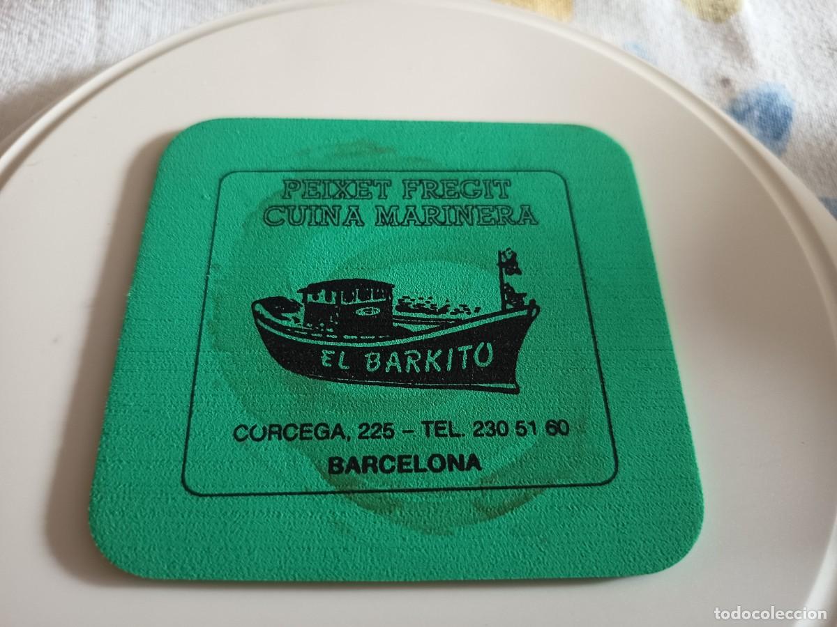 Otros art&iacute;culos de coleccionismo en papel: POSAVASOS RESTAURANTE EL BARKITO-BARCELONA
