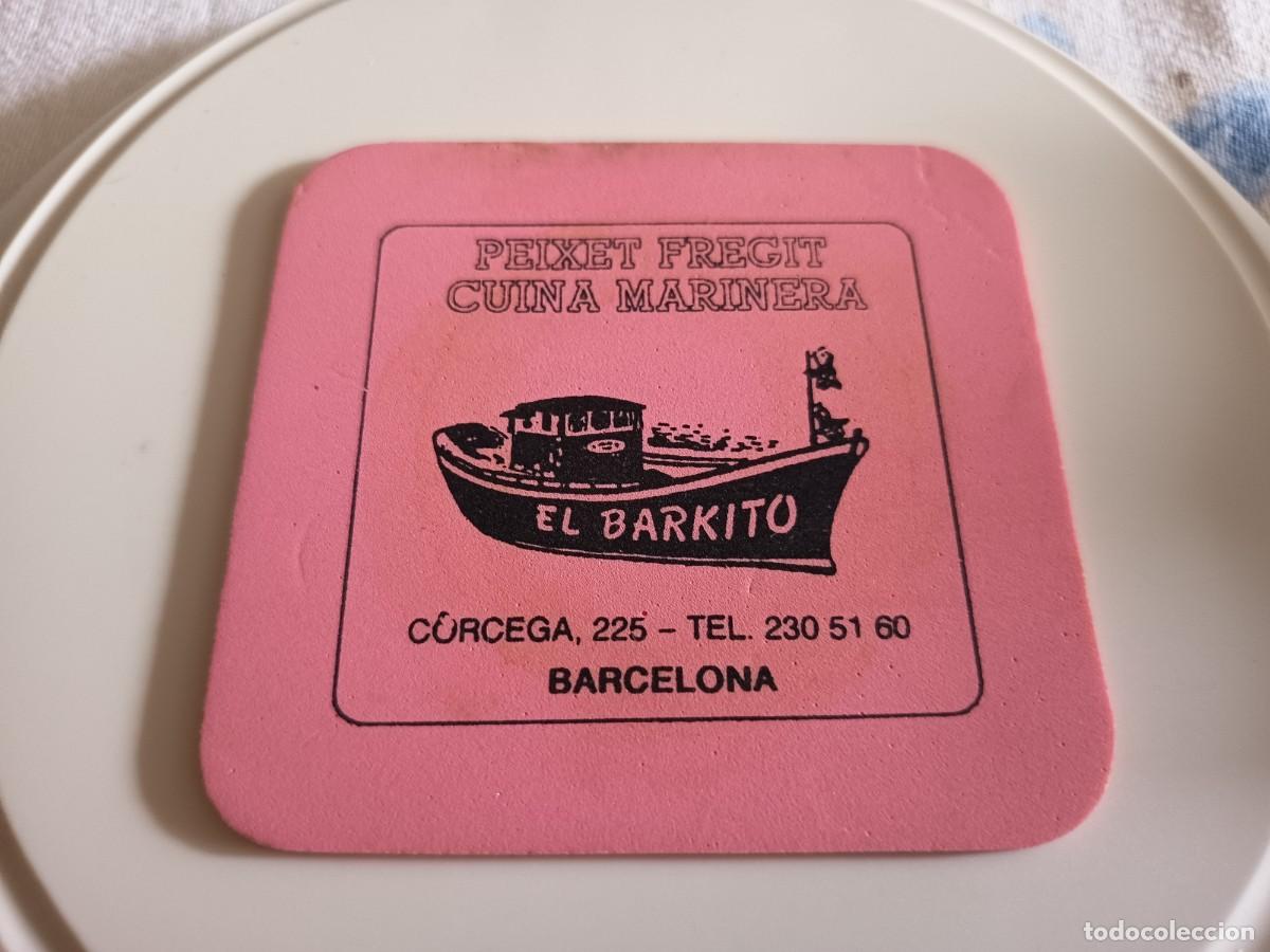 Otros art&iacute;culos de coleccionismo en papel: POSAVASOS RESTAURANTE EL BARKITO-BARCELONA