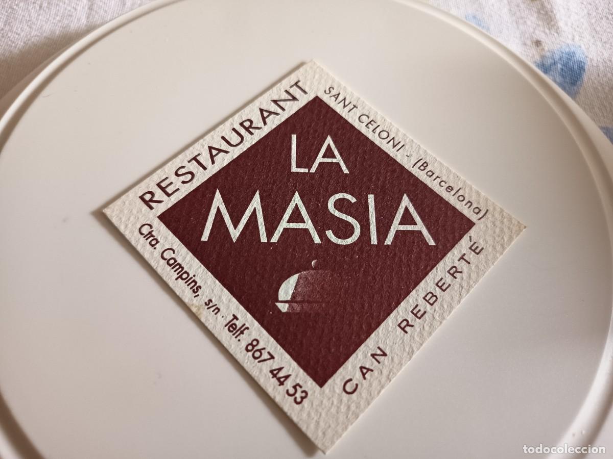 Otros art&iacute;culos de coleccionismo en papel: POSAVASOS RESTAURANT LA MASIA-SANT CELONI-BARCELONA