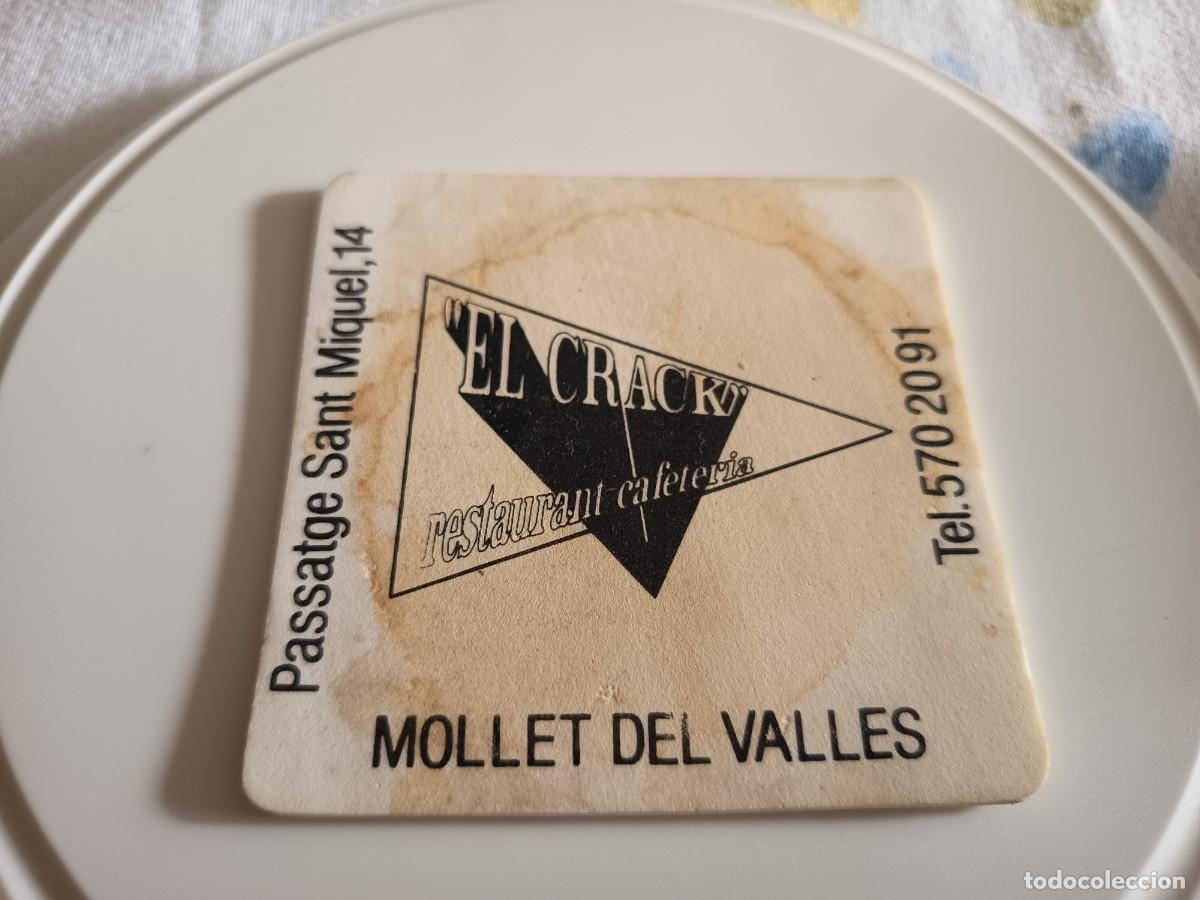 Otros art&iacute;culos de coleccionismo en papel: POSAVASOS RESTAURANT EL CRACK-MOLLET DEL VALLES-BARCELONA
