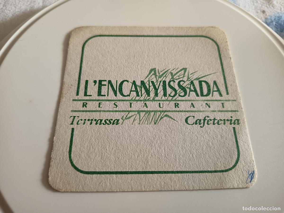 Otros art&iacute;culos de coleccionismo en papel: POSAVASOS RESTAURANTE L'ENCANYISSADA-TERRASSA-BARCELONA