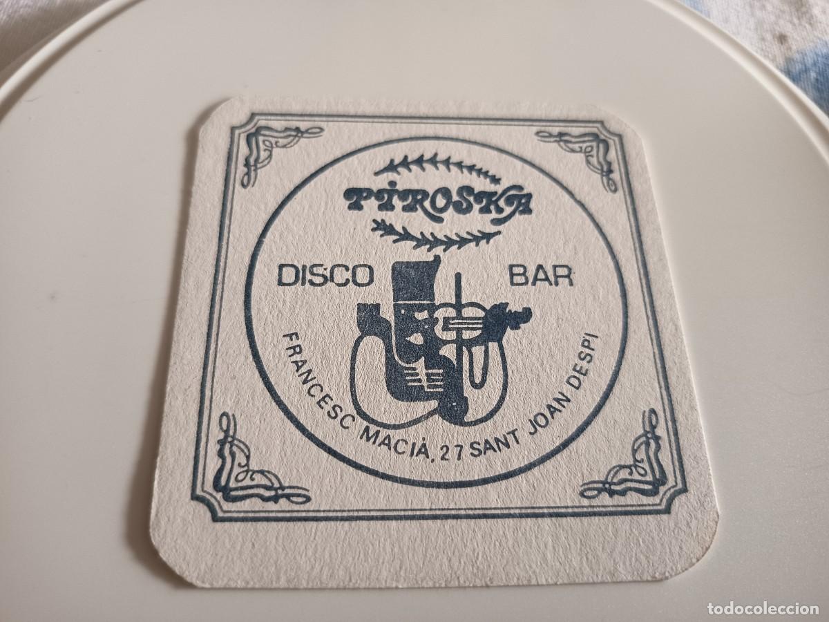 Otros art&iacute;culos de coleccionismo en papel: POSAVASOS DISCO BAR PIROSKA-SANT JOAN DESPI-BARCELONA