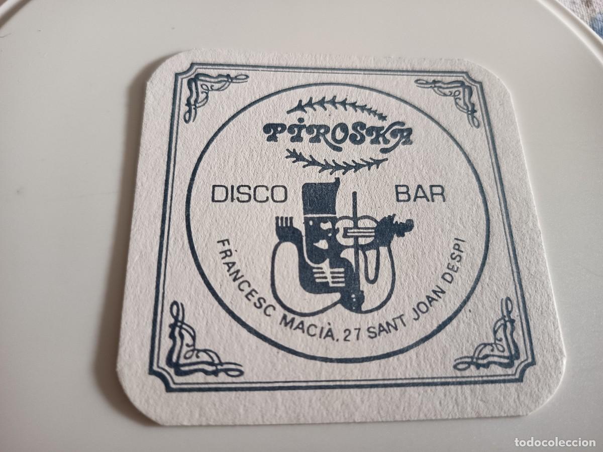 Otros art&iacute;culos de coleccionismo en papel: POSAVASOS DISCO BAR PIROSKA-SANT JOAN DESPI-BARCELONA