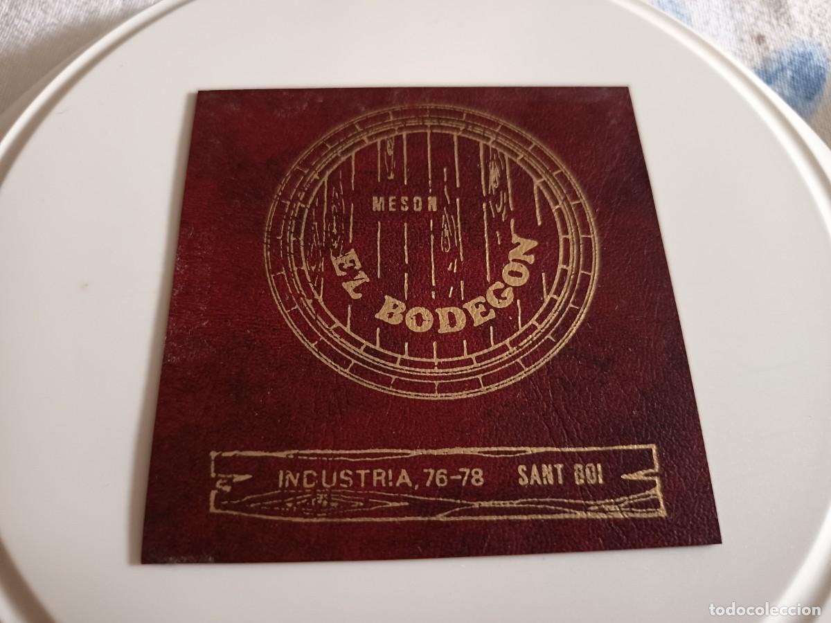 Otros art&iacute;culos de coleccionismo en papel: POSAVASOS MESON EL BODEGON-SANT BOI-BARCELONA