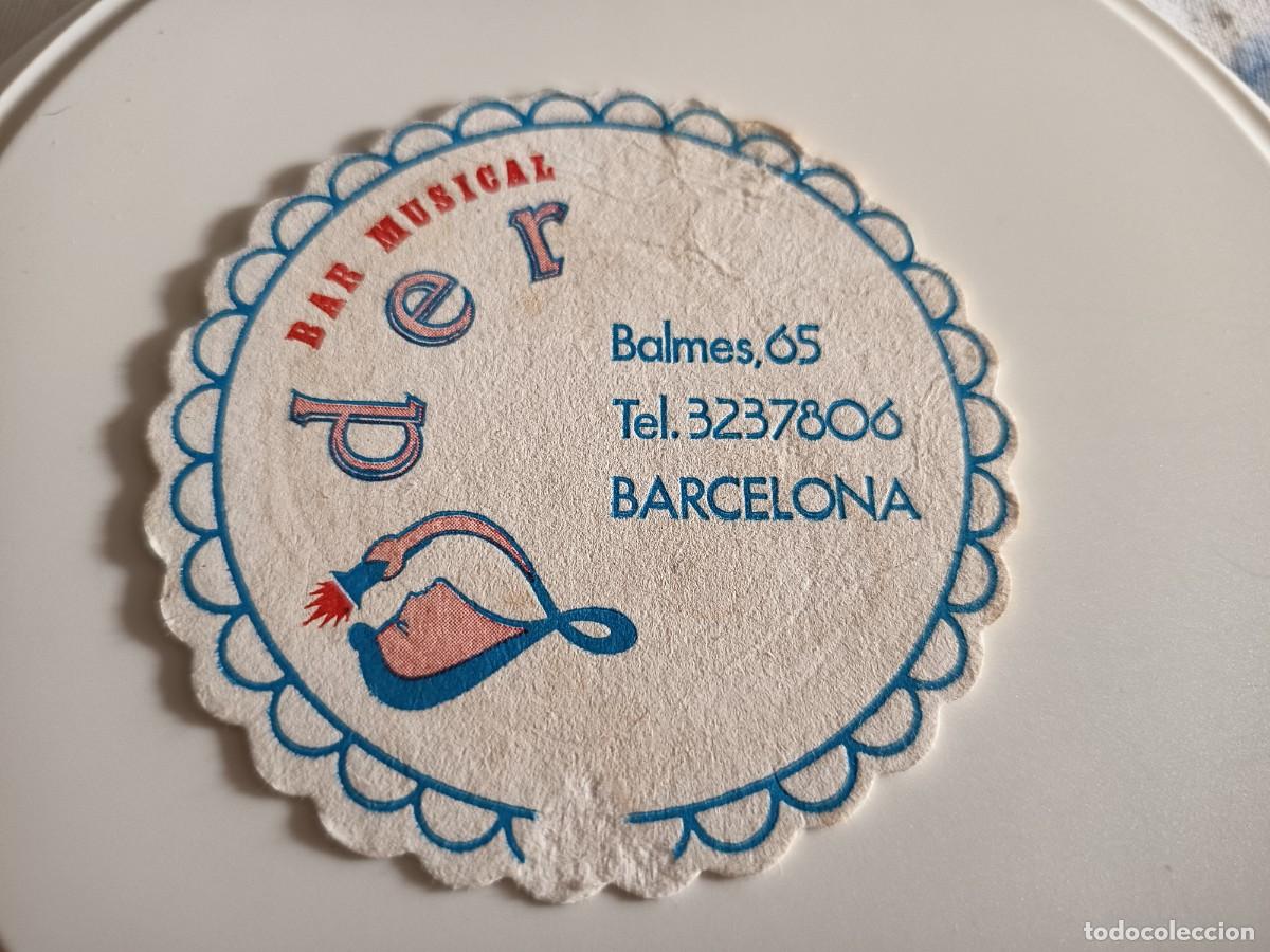 Otros art&iacute;culos de coleccionismo en papel: POSAVASOS BAR MUSICAL DER-BARCELONA