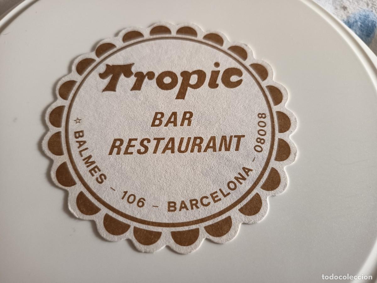 Otros art&iacute;culos de coleccionismo en papel: POSAVASOS BAR RESTAURANTE TROPIC-BARCELONA