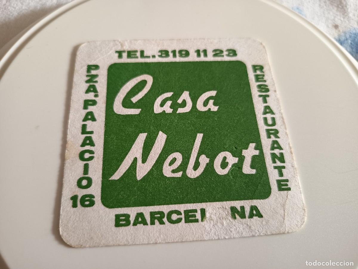 Otros art&iacute;culos de coleccionismo en papel: POSAVASOS RESTAURANTE CASA NEBOT-BARCELONA