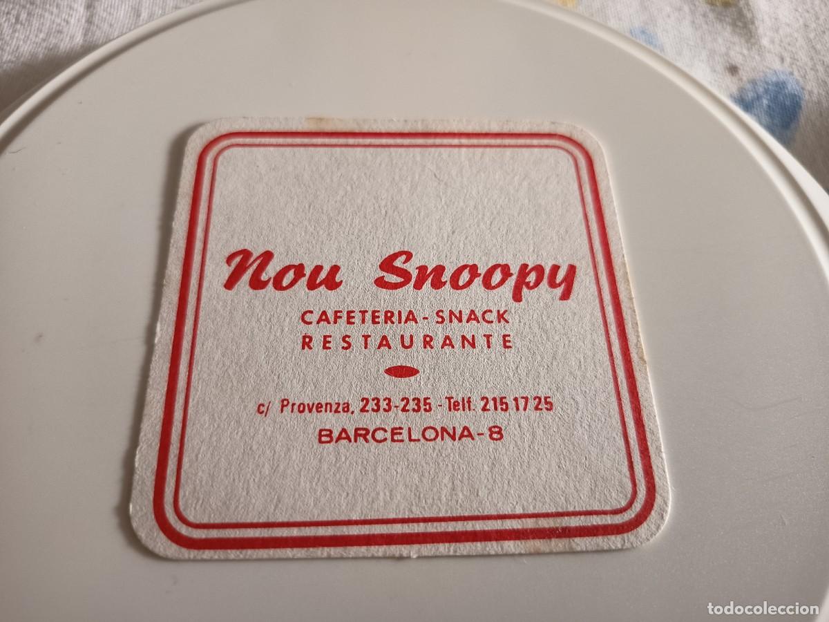 Otros art&iacute;culos de coleccionismo en papel: POSAVASOS RESTAURANTE NOU SNOOPY-BARCELONA