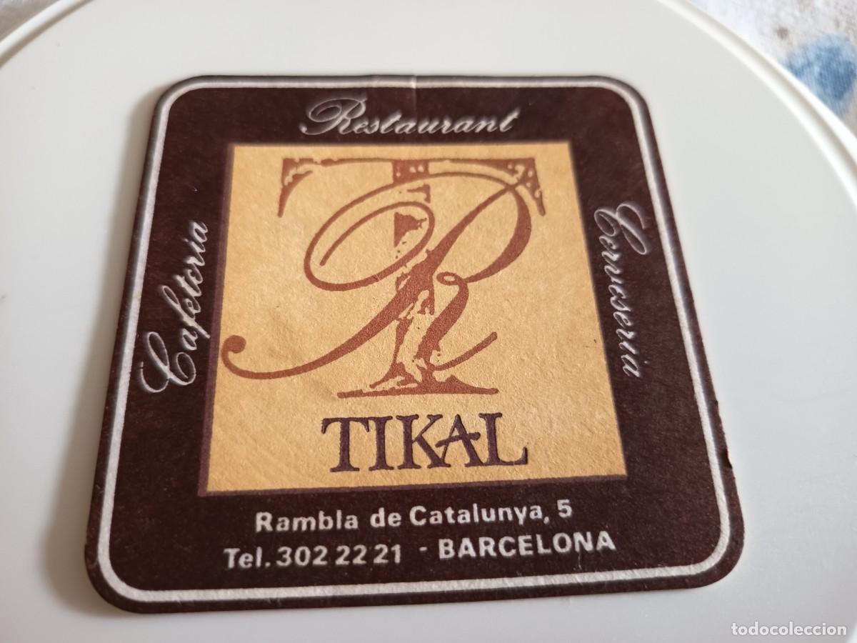 Otros art&iacute;culos de coleccionismo en papel: POSAVASOS RESTAURANTE TIKAL-BARCELONA