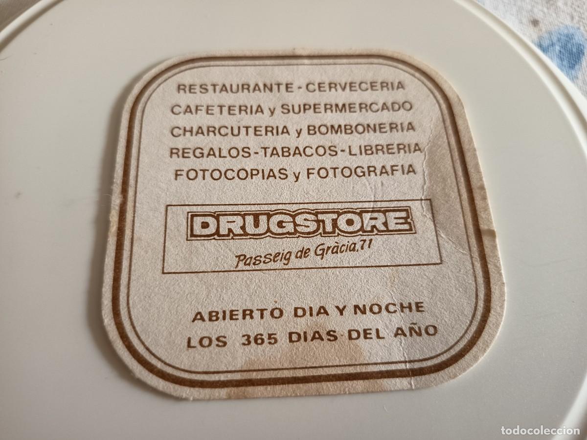 Collectionnisme Papier divers: POSAVASOS RESTAURANTE DRUGSTORE-BARCELONA