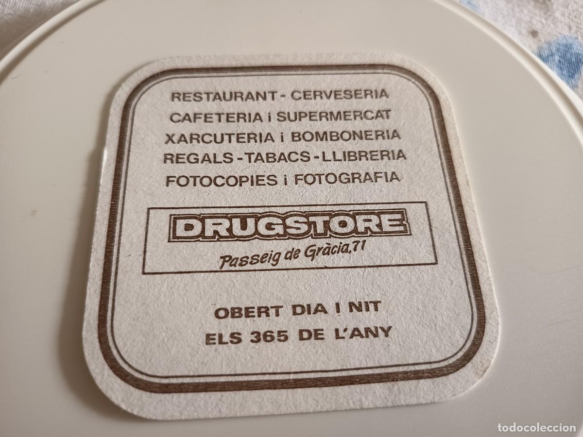 Collectionnisme Papier divers: POSAVASOS RESTAURANTE DRUGSTORE-BARCELONA