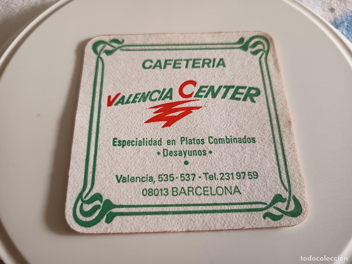 Otros art&iacute;culos de coleccionismo en papel: POSAVASOS CAFETERIA VALENCIA CENTER-BARCELONA