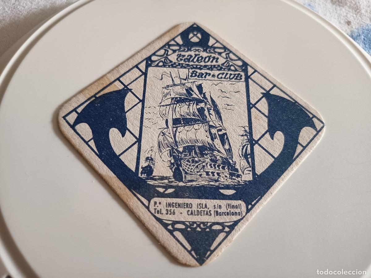 Otros art&iacute;culos de coleccionismo en papel: POSAVASOS BAR CLUB EL GALEON-CALDETAS-BARCELONA
