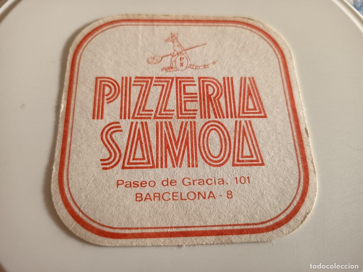 Otros art&iacute;culos de coleccionismo en papel: POSAVASOS PIZZERIA SAMOA-BARCELONA