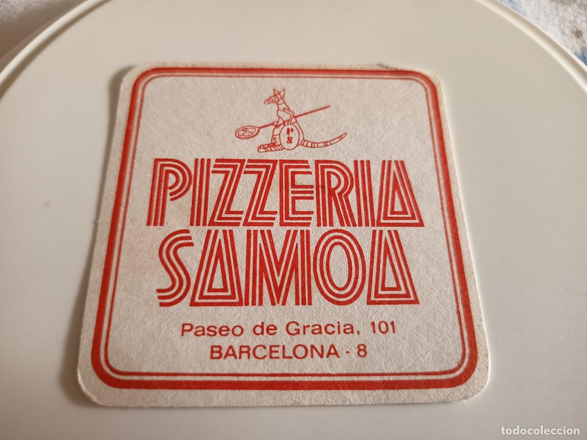 Otros art&iacute;culos de coleccionismo en papel: POSAVASOS PIZZERIA SAMOA-BARCELONA