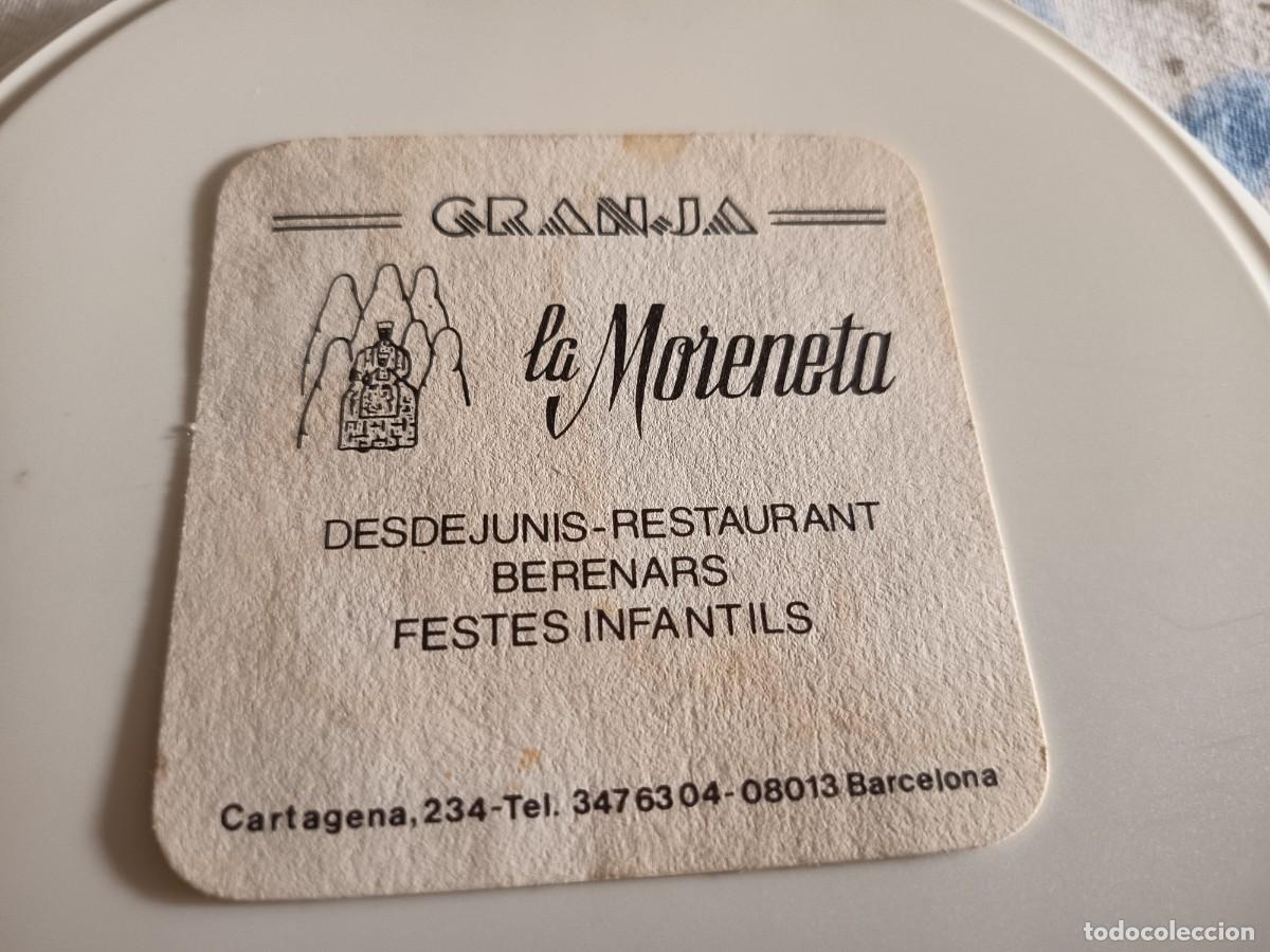 Otros art&iacute;culos de coleccionismo en papel: POSAVASOS GRANJA LA MORENETA -BARCELONA
