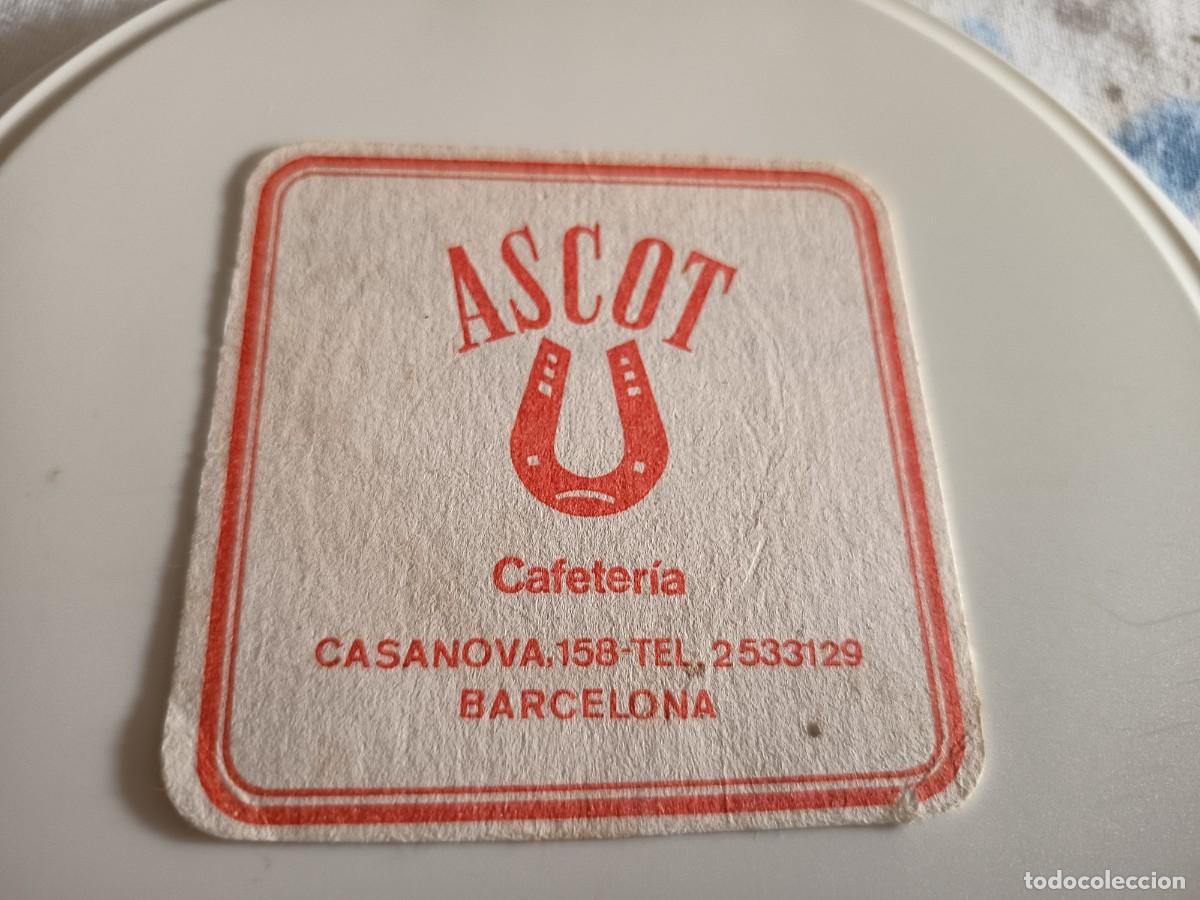Otros art&iacute;culos de coleccionismo en papel: POSAVASOS CAFETERIA ASCOT-BARCELONA