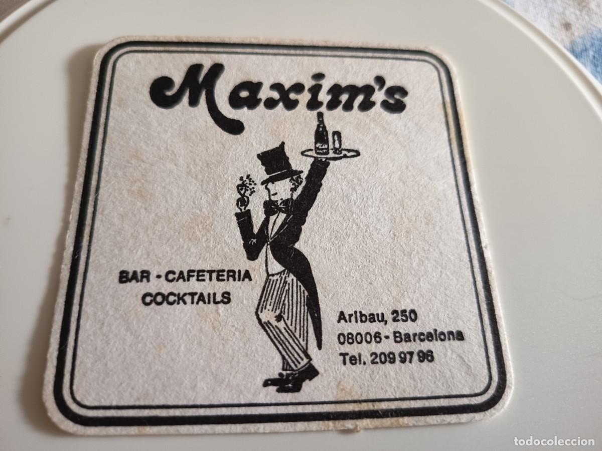 Otros art&iacute;culos de coleccionismo en papel: POSAVASOS BAR MAXIM'S-BARCELONA