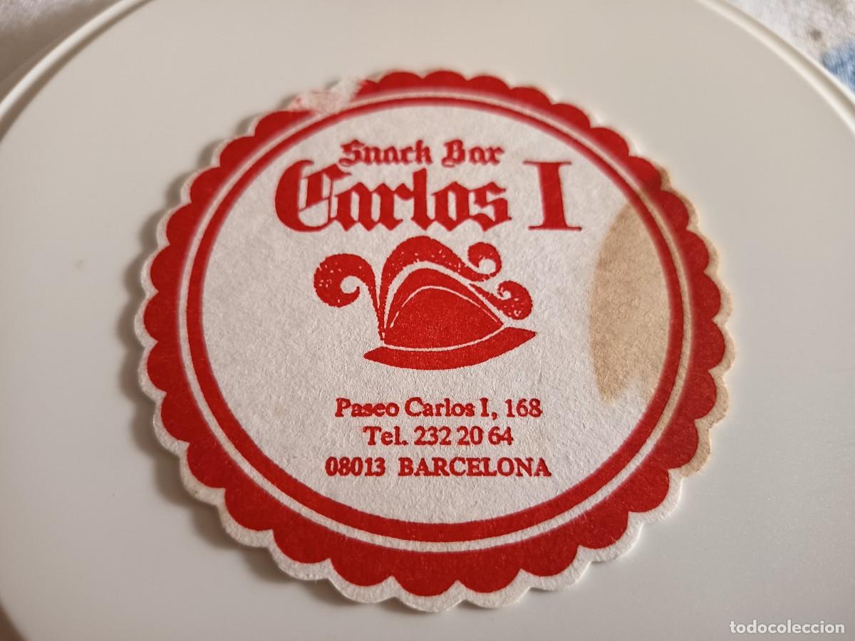 Otros art&iacute;culos de coleccionismo en papel: POSAVASOS SNACK BAR CARLOS I-BARCELONA